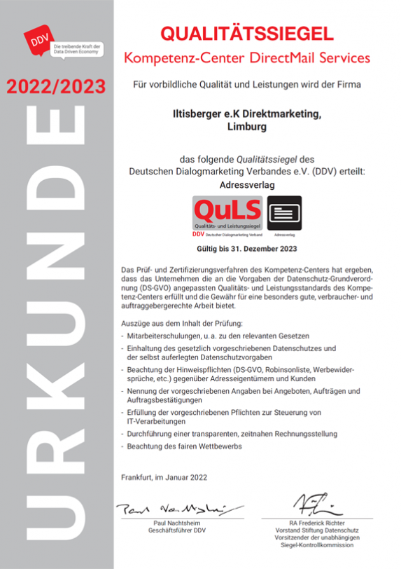 URKUNDE2022